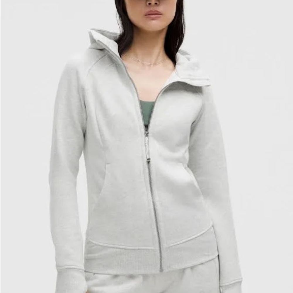 Lululemon Gray Scuba Full zip Hoodie